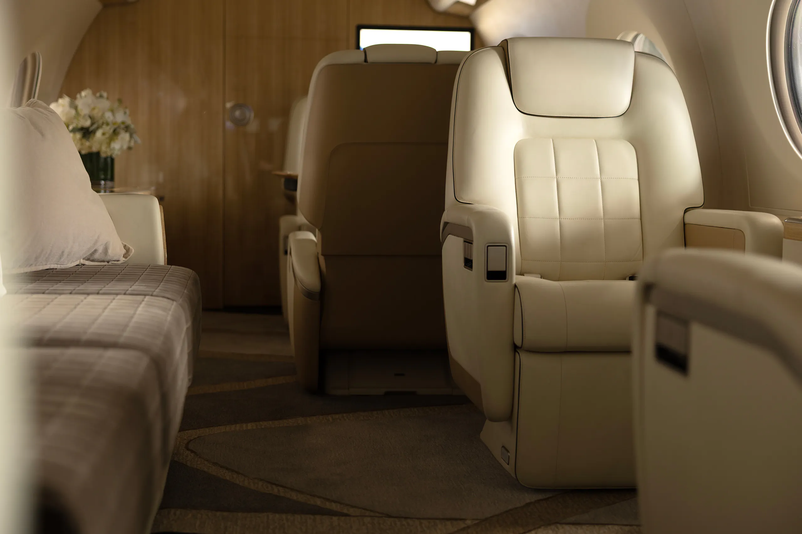 Interior of the new Gulfstream G500