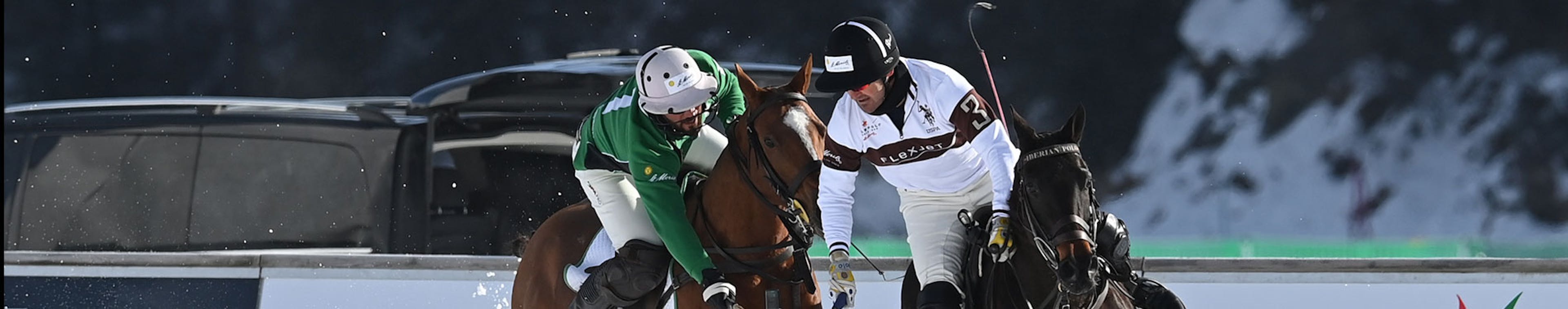 At the Snow Polo World Cup, High-Fliers Arrive in Style to a Frozen St. Moritz