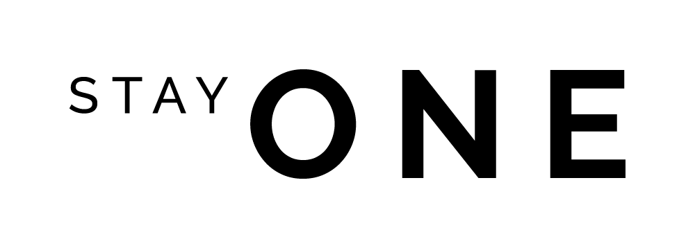 Stay One logo in black