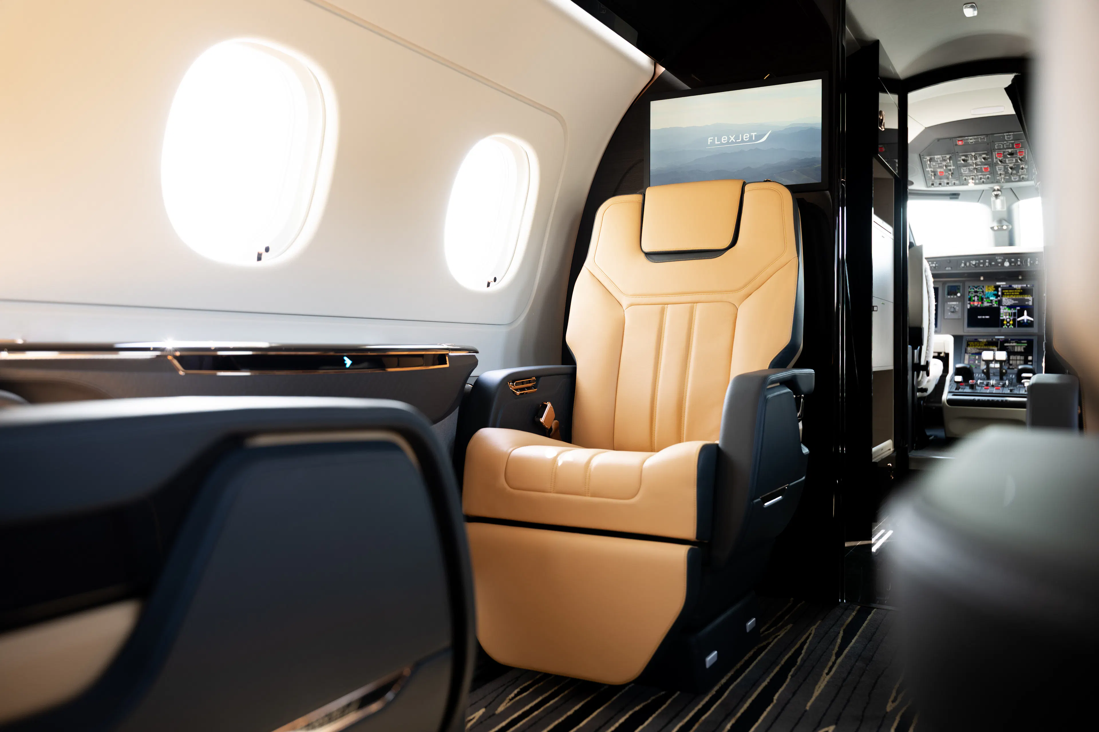 Preator 600E cabin view