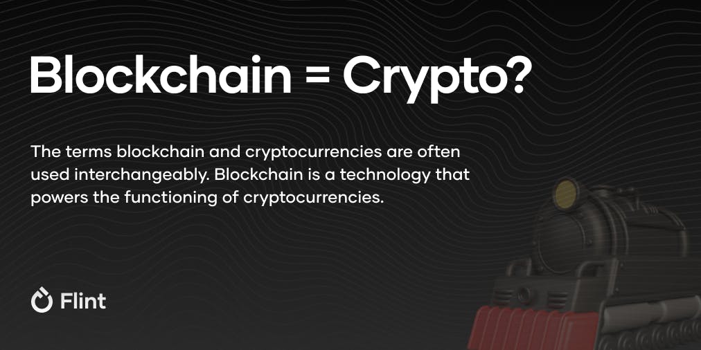 difference between blockchain and crypto