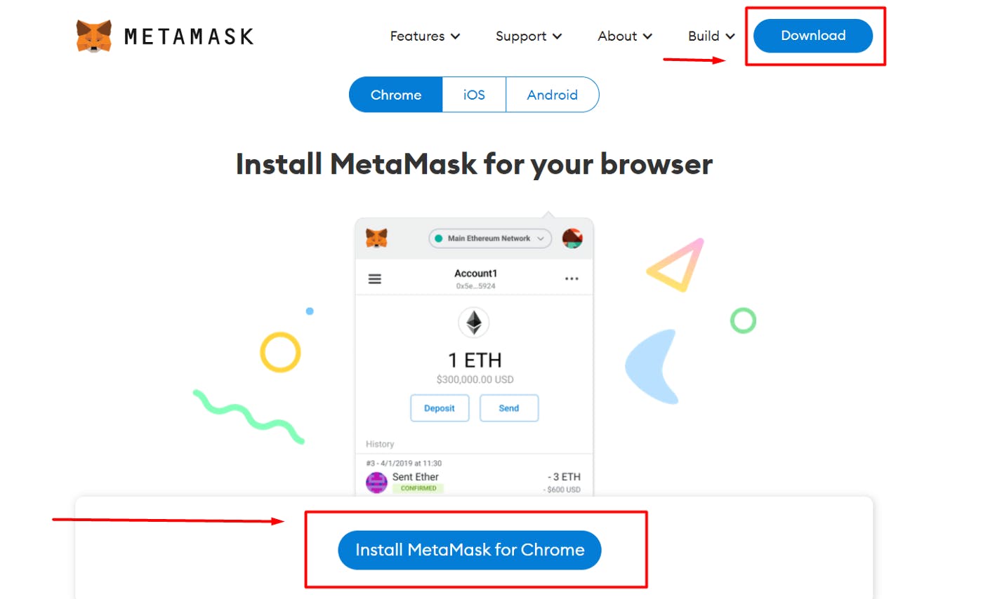 Gains Network on MetaMask wallet