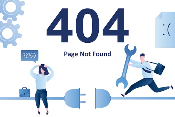 Bild: 404 Page not found