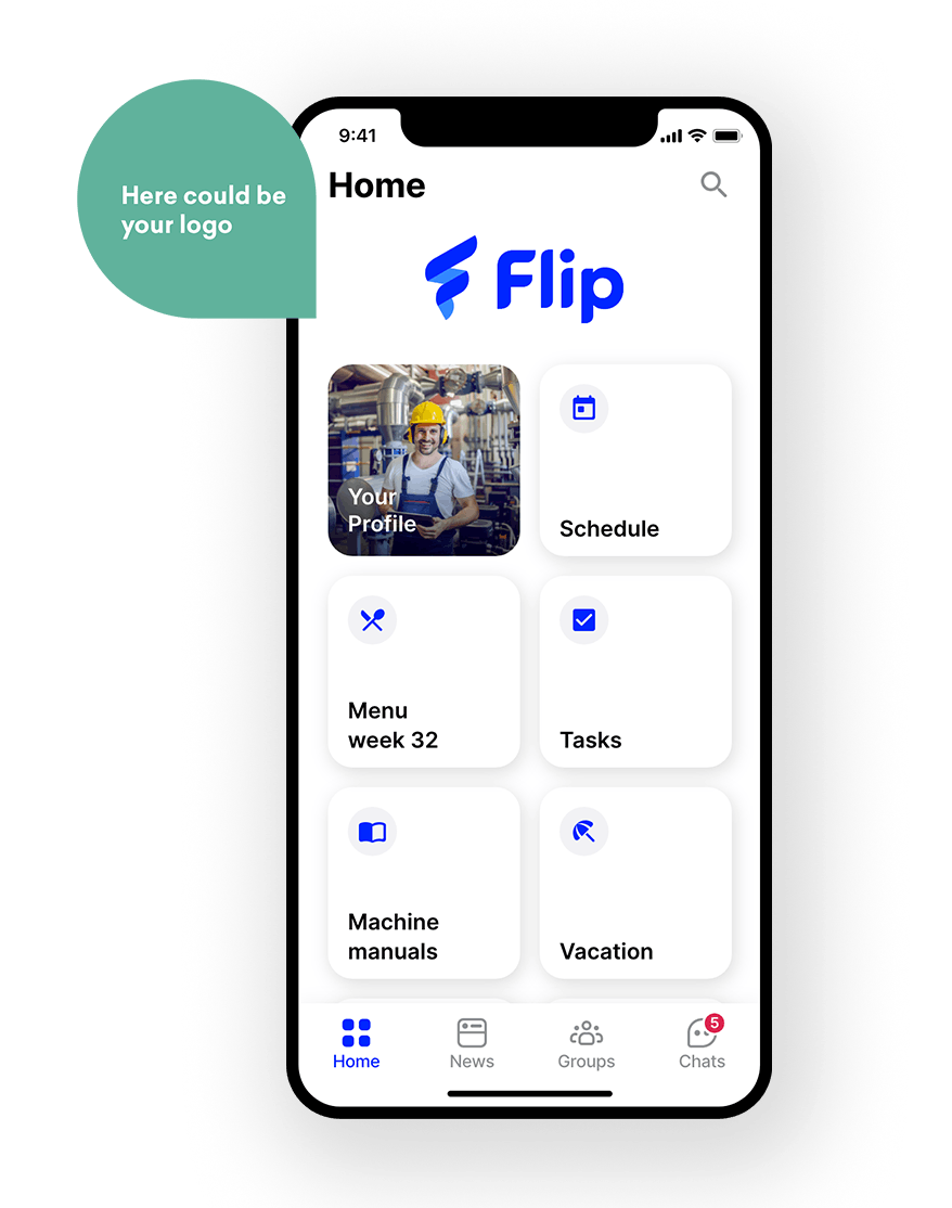 employee app Flip manufacturing