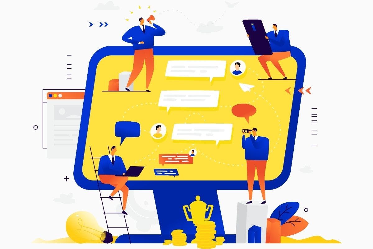 Work theme illustration Work theme illustration