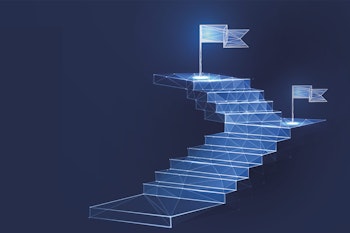 stairs as a symbol for employee motivation