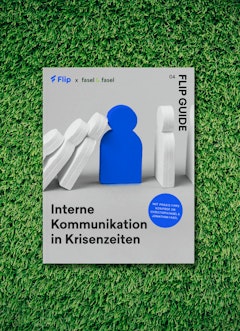 Covers des Praxis Guides "Interne Kommunikation in Krisenzeiten"