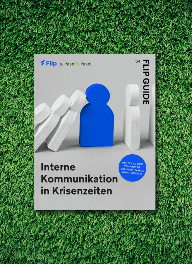 Covers des Praxis Guides "Interne Kommunikation in Krisenzeiten"