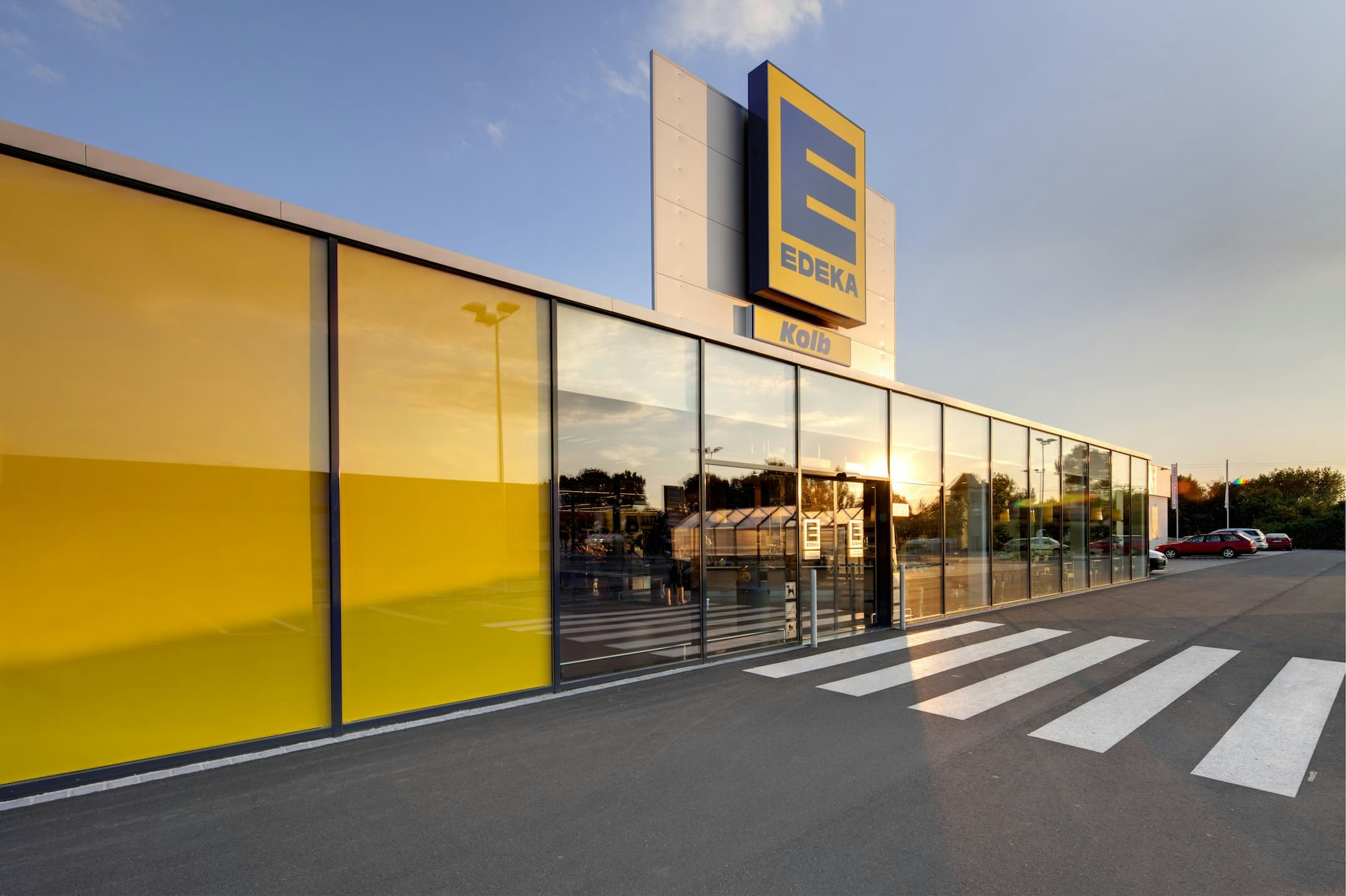 entrance of an EDEKA store