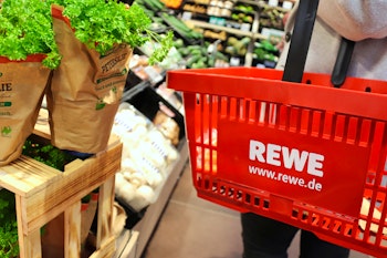 REWE shopping cart