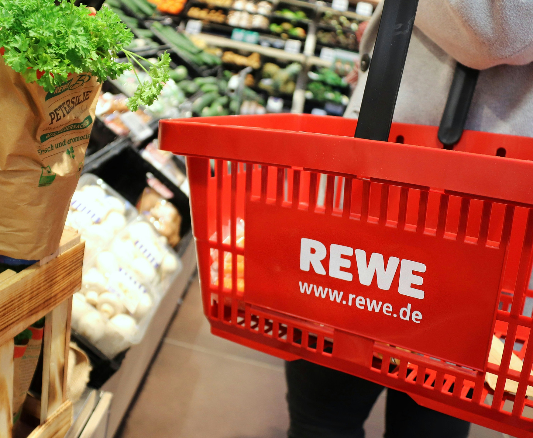 REWE shopping cart