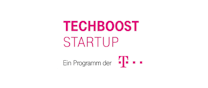 Logo für das Techboost Startup Programm der Telekom