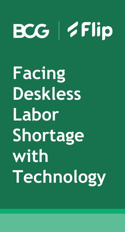 Download now: Facing deskess labor shortage with technology