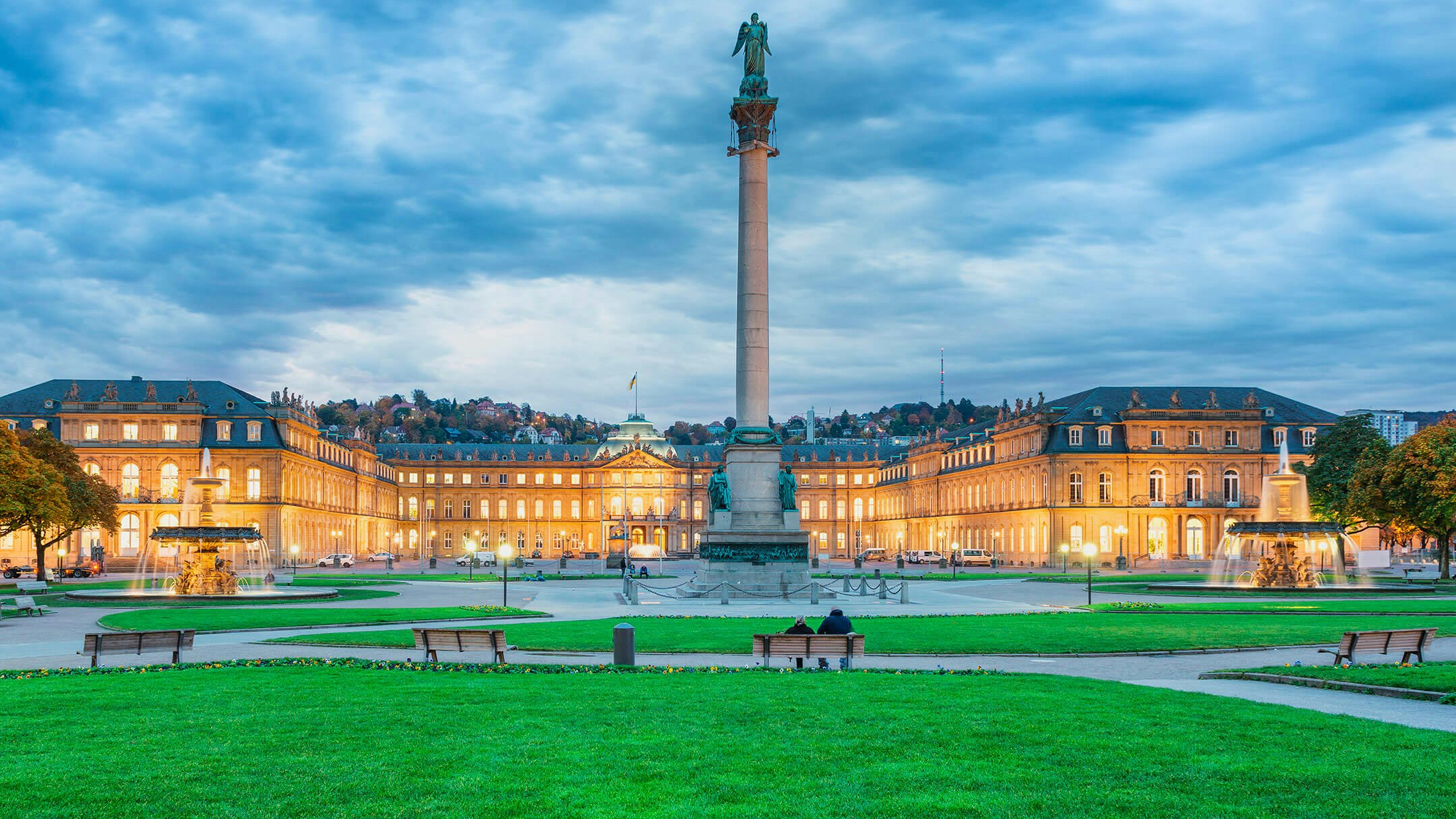 Palace Square in Stuttgart