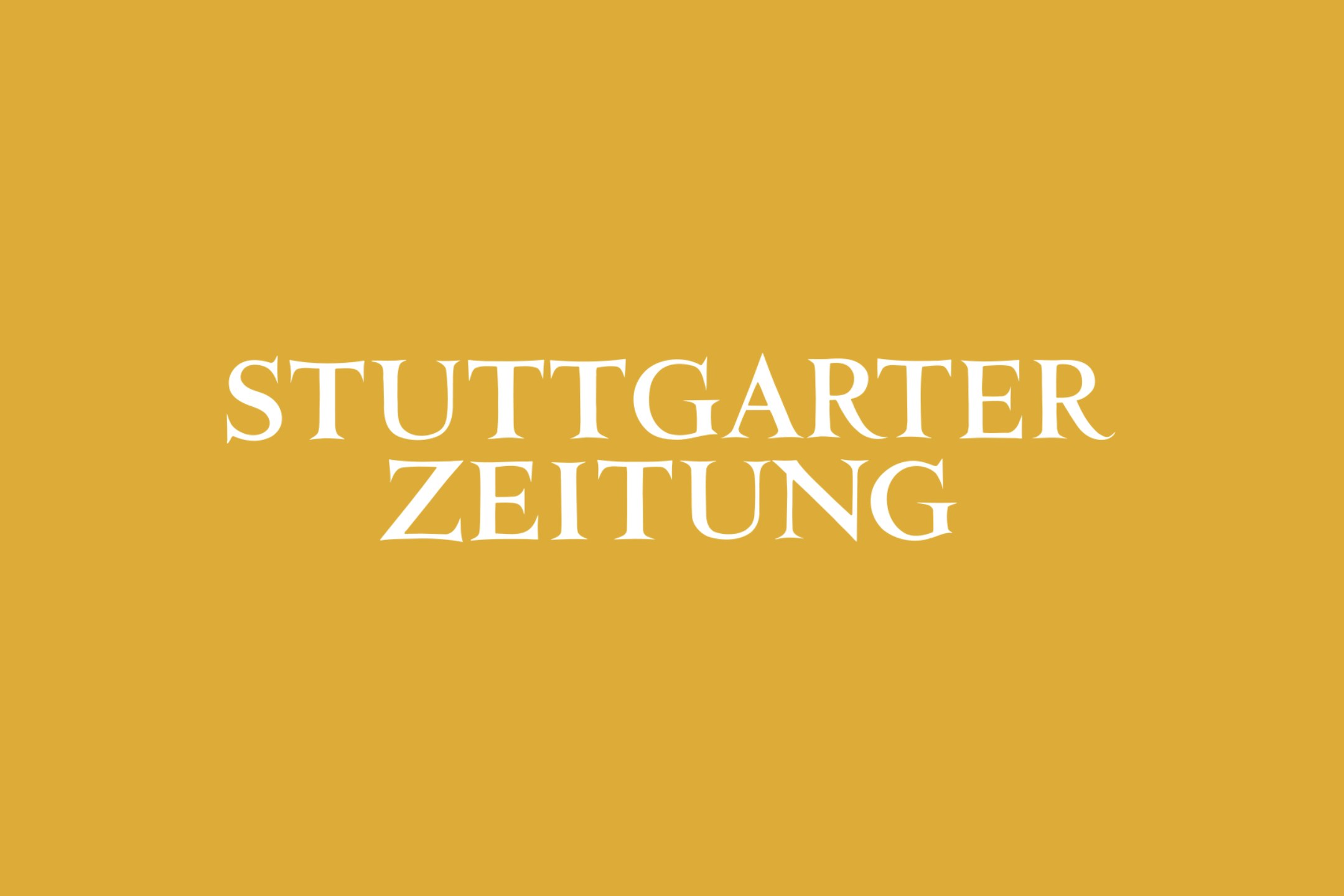 Logo of newspaper Stuttgarter Zeitung