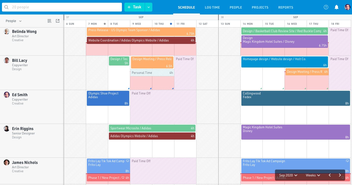 Resource Calendar Availibility