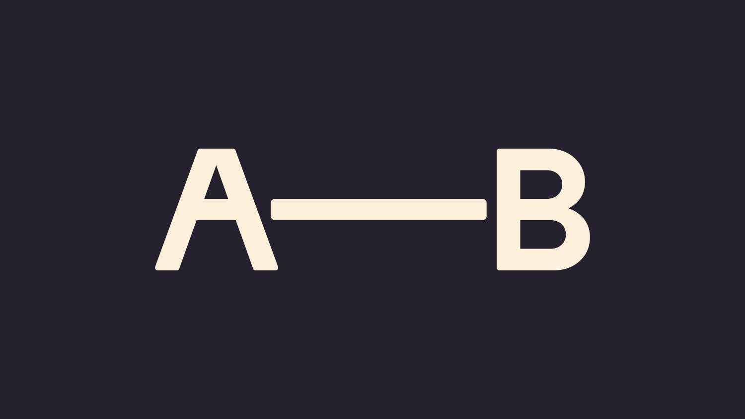 A–B logo