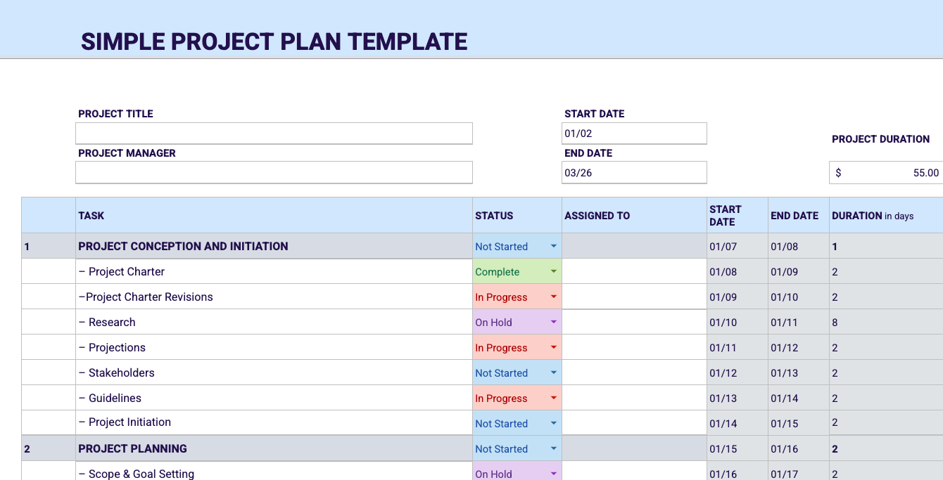 Kickstart Your Project With These 15 Downloadable Project Plan Templates