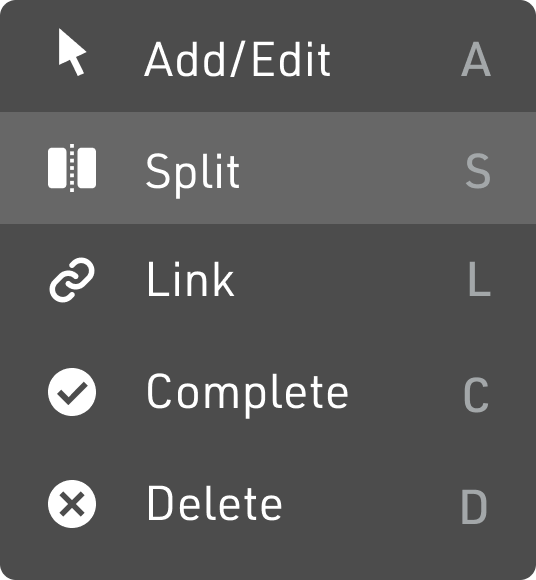 Right click menu in Float with shortcuts