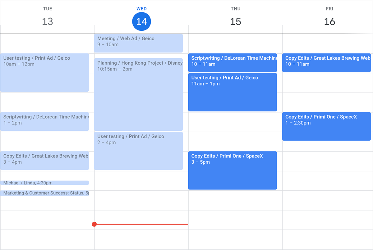 Calendar Blocking