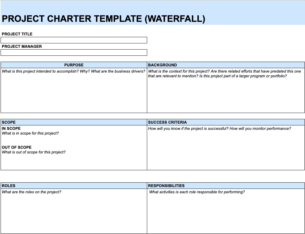 4 Practical Project Charter Templates You Can Download For Free