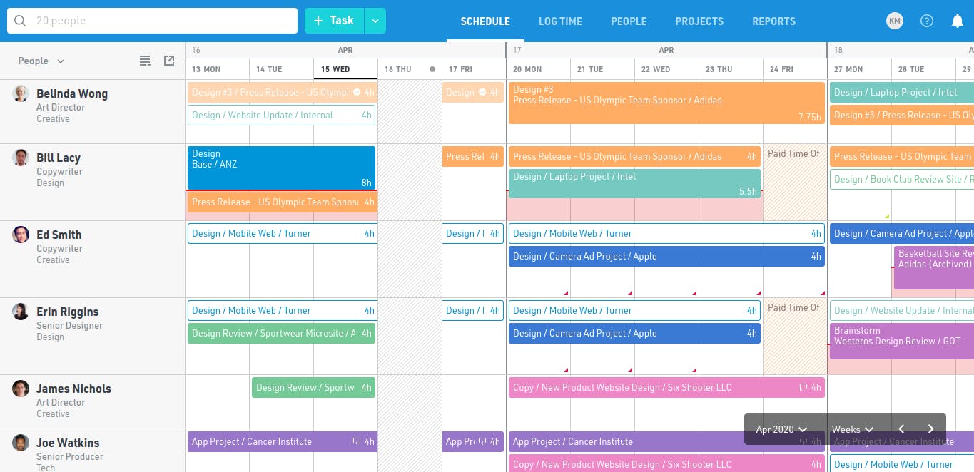 Work Schedule