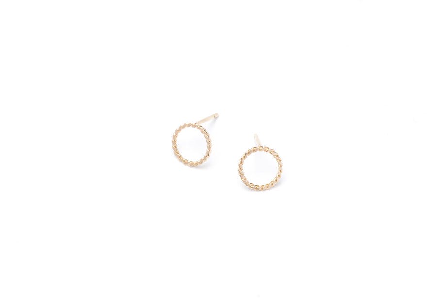 gold earrings