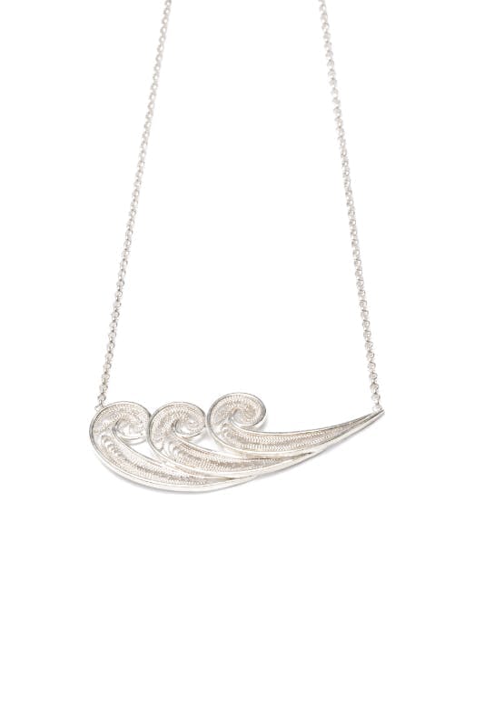 silver necklace
