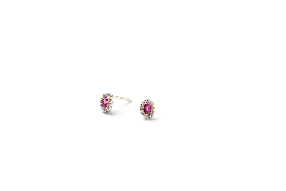 ruby earrings