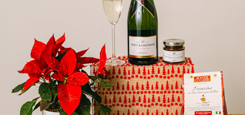 Gourmet-Geschenkkorb-Banner