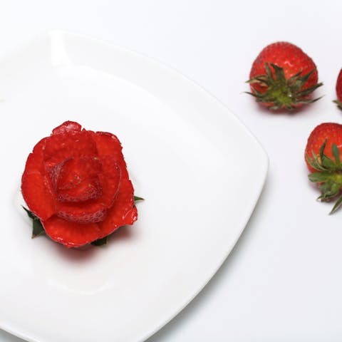 How to Make Fruit Flowers