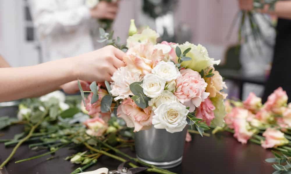 Banner: Grundlagen des Blumenarrangements