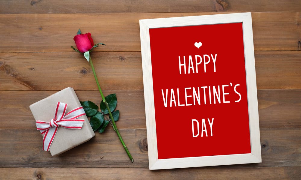 Banner de Encontrar la Tarjeta y Regalos Perfectos para el Día de San Valentín