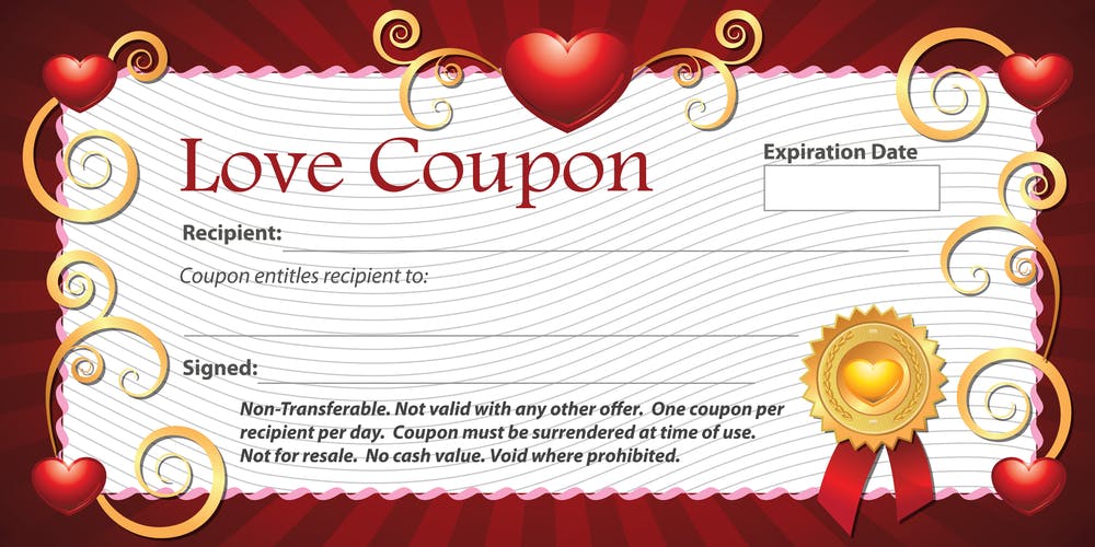 The Most Thoughtful Love Coupons to Offer on Special Occasions