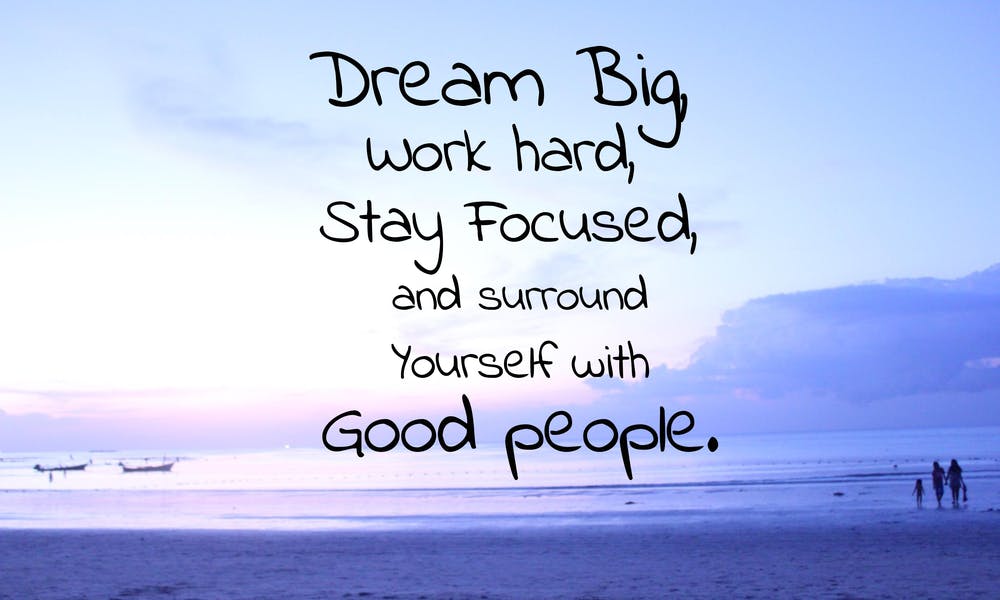 Inspiring Quotes to Achieve Success in Life Banner
