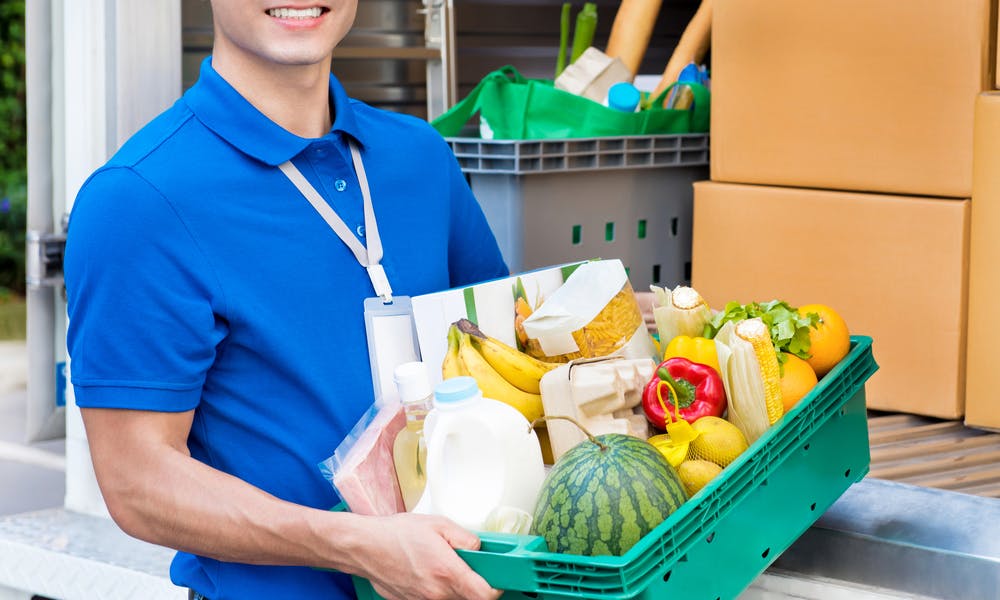 Consider Fruit Delivery and Have a Healthy Life Banner
