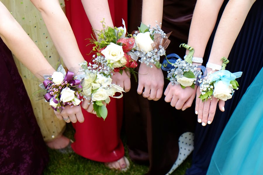 Prom Corsage Is a Beautiful Flower Design That Decorates a Girl’s Wrist for the Prom