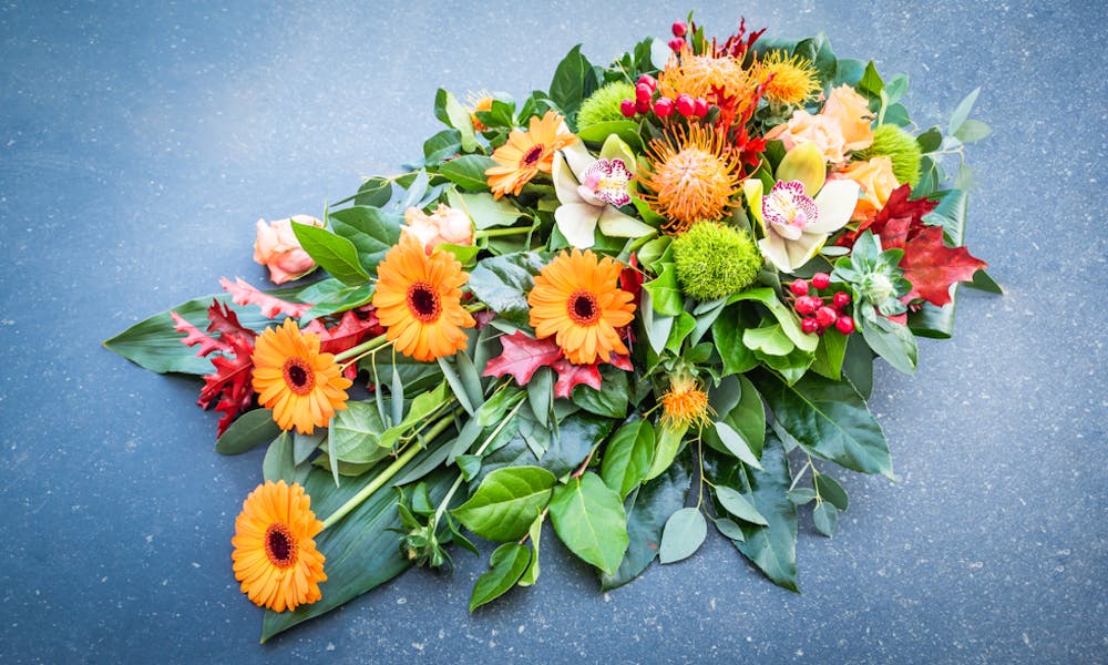 Memorial Flower Arrangements Banner