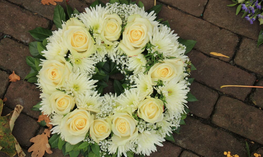 Funeral Wreaths Banner