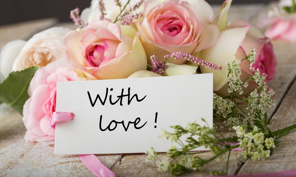 Flowers for Your First 10 Wedding Anniversaries Banner