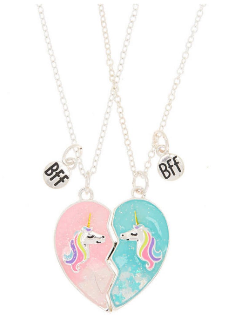Colgante de amistad de unicornio