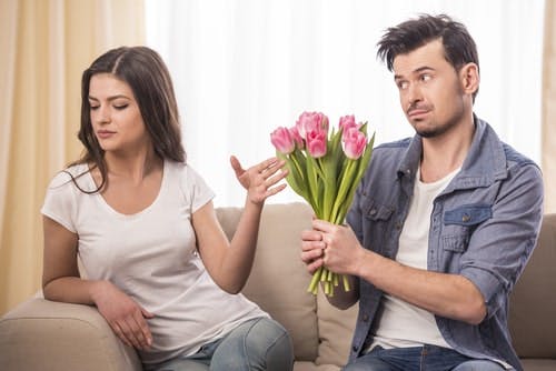 unhappy flower gift