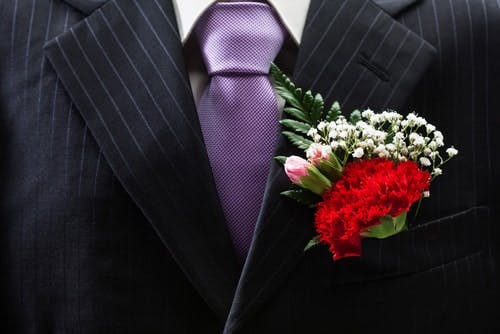 carnation boutonniere