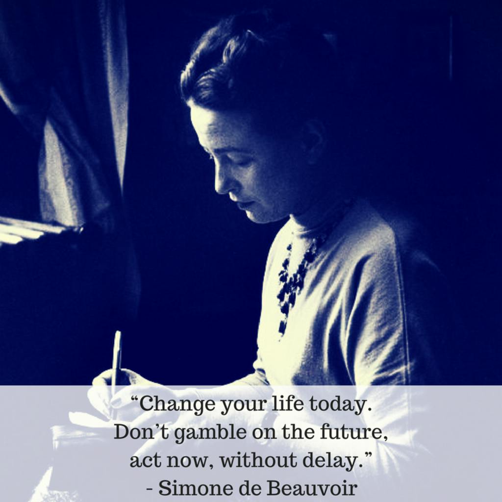 Simone de Beauvoir inspiradora