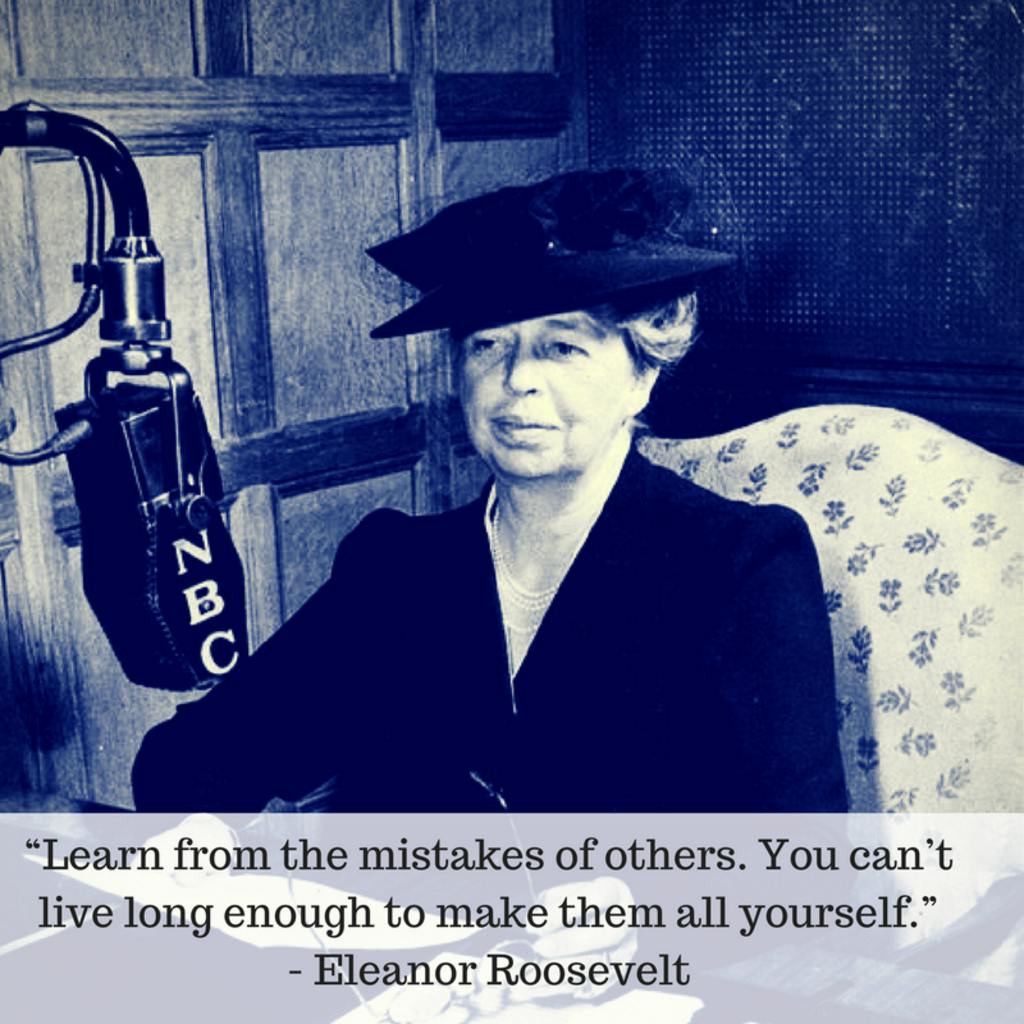 Citação inspiradora de Eleanor Roosevelt