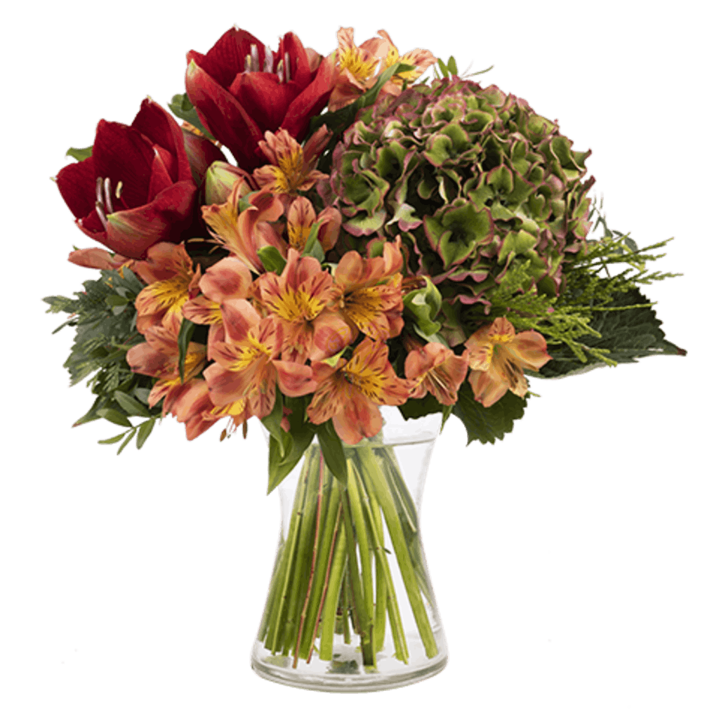 Autumnal Warmth bouquet no background