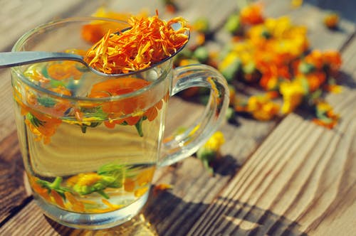 Marigold tea