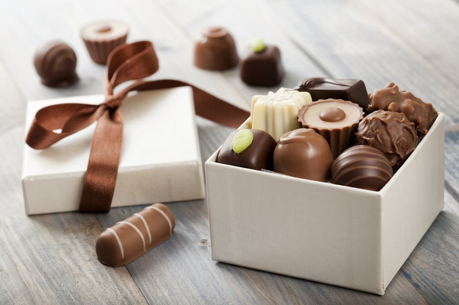 The history of chocolate baskets as a gift