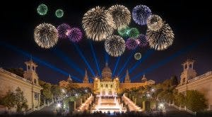 Fireworks Barcelona. Send Flowers to Barcelona