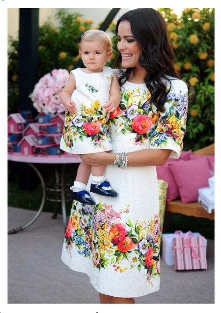 floral white dress floral fashion